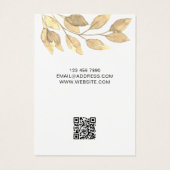 Carte d'affichage Rustique QR Code Boucles d'oreil (Dos)