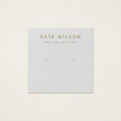 Carte d'affichage simple à oreille grise (Devant)