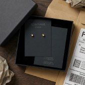 Carte d'affichage simple à oreille noire