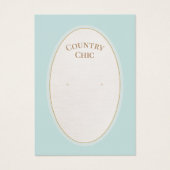 Carte d'affichage simple à oreille par pays (Devant)