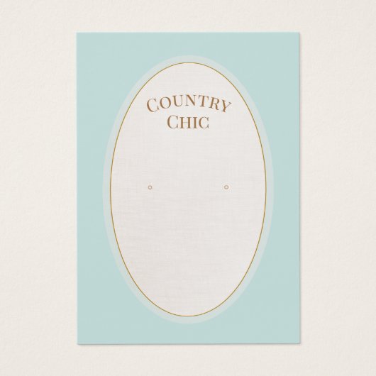 Carte d'affichage simple à oreille par pays (Devant)