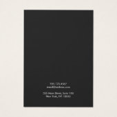 Carte d'affichage simple à oreille rose (Dos)