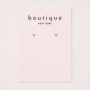 Carte d'affichage simple à oreille rose