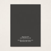 Carte d'affichage simple à oreille rustique (Dos)