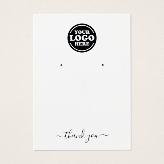 Carte d'affichage simple Ajouter logo bijoux d'ore (Devant)