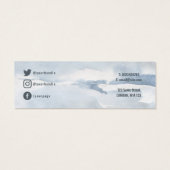 Carte d'affichage simple aquarelle (Dos)