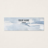 Carte d'affichage simple aquarelle (Devant)