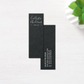 Carte d'affichage simple blanc noir à oreille mult (Bureau)