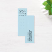 Carte d'affichage simple bleu noir à oreille multi (Bureau)