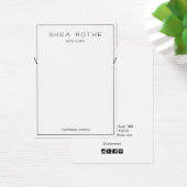 Carte d'affichage simple bracelet en collier bijou (Bureau)