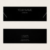 Carte d'affichage simple collier (Devant & derrière)