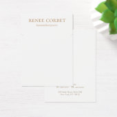 Carte d'affichage simple collier blanc (Bureau)