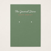 Carte d'affichage simple de la Boutique générale (Devant)