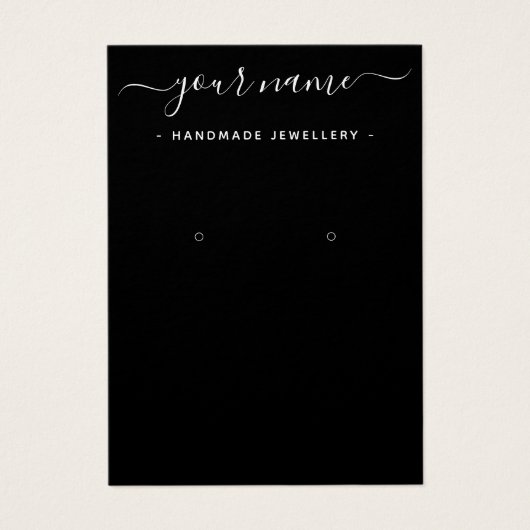 Carte d'affichage simple et élégante (Devant)