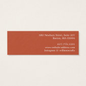 Carte d'affichage simple et moderne (Dos)