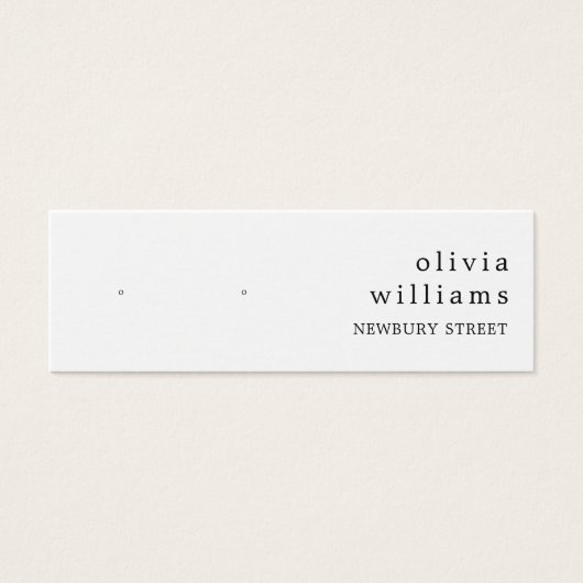 Carte d'affichage simple et moderne (Devant)