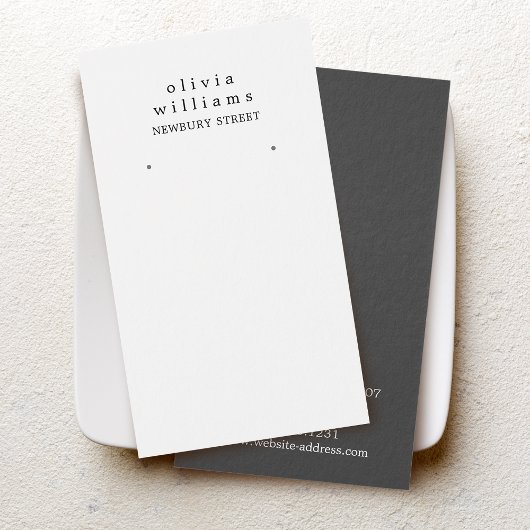 Carte d'affichage simple et moderne