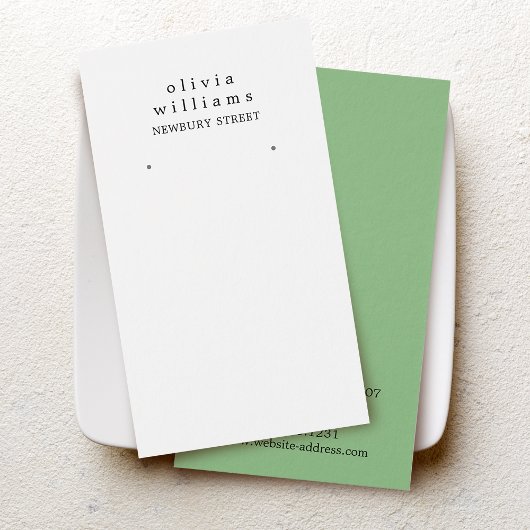 Carte d'affichage simple et moderne