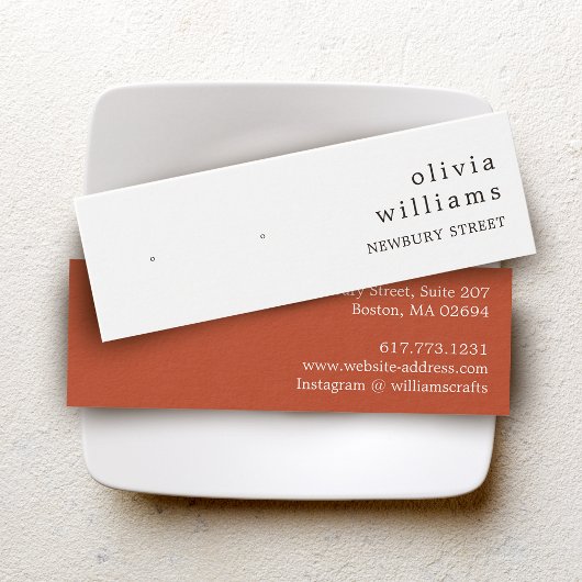 Carte d'affichage simple et moderne