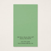 Carte d'affichage simple et moderne (Dos)