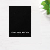 Carte d'affichage simple et moderne Black Custom E (Bureau)