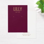 Carte d'affichage simple et moderne Burgundy (Bureau)