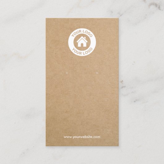 Carte d'affichage simple et moderne Kraft (Devant)