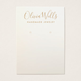 Carte d'affichage simple et moderne Satin Gold