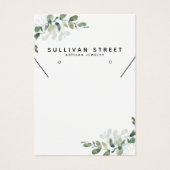 Carte d'affichage simple Eucalyptus Boucles d'orei (Devant)