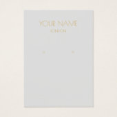 Carte d'affichage simple Grey (Devant)