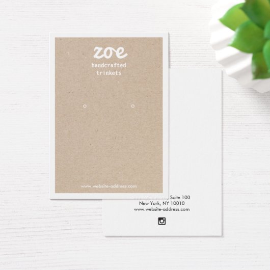 Carte d'affichage simple Kraft (Bureau)