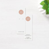 Carte d'affichage simple logo d'entreprise personn (Bureau)