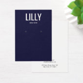 Carte d'affichage simple moderne bleu marine (Bureau)