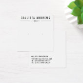 Carte d'affichage simple Noir Blanc (Bureau)