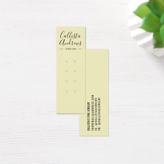 Carte d'affichage simple Noir Jaune multiple oreil (Bureau)