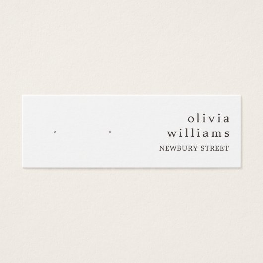 Carte d'affichage simple papier Kraft (Devant)