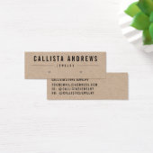 Carte d'affichage simple papier Kraft Brown (Bureau)