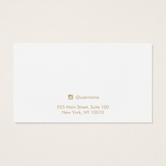 Carte d'affichage simple pour bijoux à oreille ros (Dos)