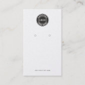 Carte d'affichage simple pour logo et code QR (Devant)