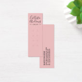 Carte d'affichage simple rose noire à oreille mult (Bureau)