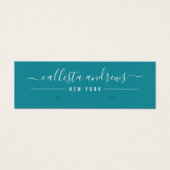 Carte d'affichage simple Turquoise foncé (Devant)