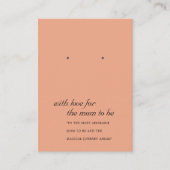 CARTE D'AFFICHAGE TERRACOTTA MUM À OFFRIR (Devant)