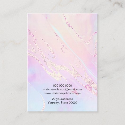 Carte d'affichage texture abstraite (Dos)