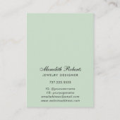 Carte d'affichage Tropical Palm Trees Bijoux Colli (Dos)