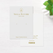 Carte d'affichage Vintage à oreille gris clair (Bureau)