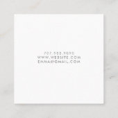 Carte d'affichage Whimsical Boho Peint Floral (Dos)