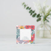 Carte d'affichage Whimsical Boho Peint Floral (Debout devant)