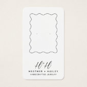 Carte d'affichage Whimsical Wavy Border (Devant)