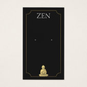 Carte d'affichage Zen Buddha Black Eear (Devant)