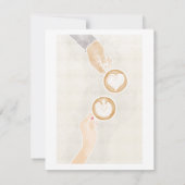 Carte d'affiche de l'Invitation de café (Dos)